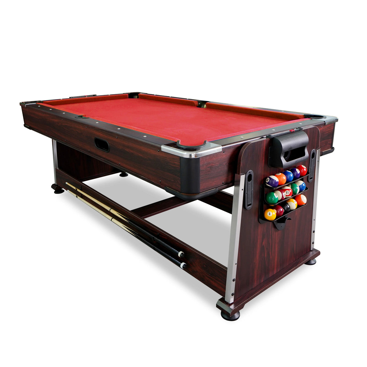 Custom 7ft 4-in-1 Multi-Function Game Table with Pong Air Hockey Pool and Dining Commercial Grade Space Saving Versatile
