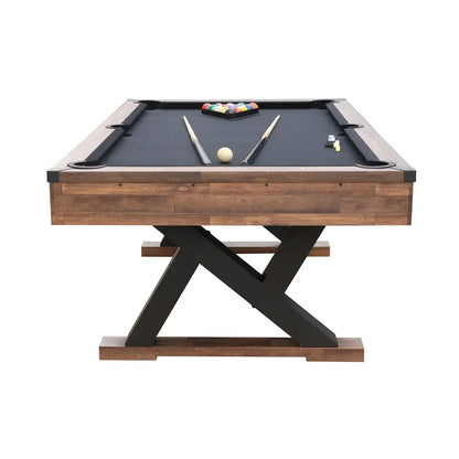 Custom 7ft 3-in-1 Multifunctional Indoor Game Table Snooker & Billiards Table Tennis Dining Table
