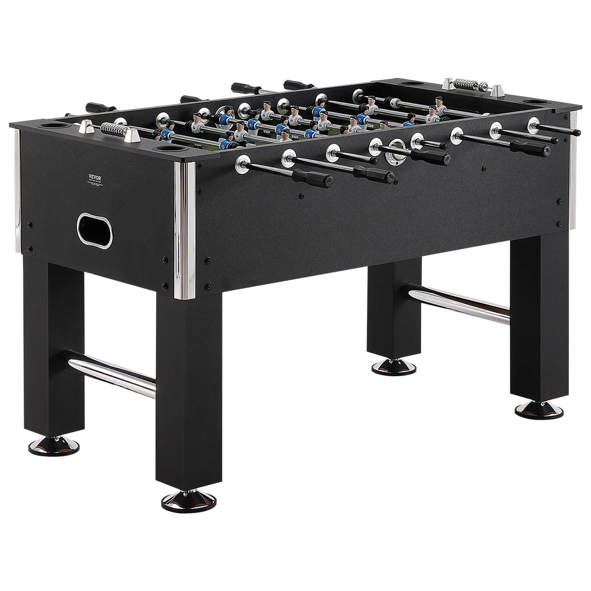 SucceBuy Foosball Table Game 55in Soccer Tabletop Standard Size Tabletops for Home Family Game Room Soccer w/Foosball Table Set